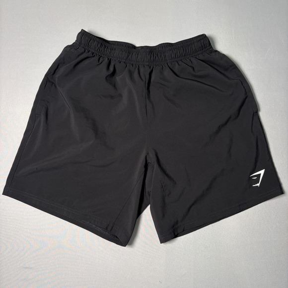 Gymshark Other - Gymshark Arrival Shorts Mens Small Black Athletic Gym Training GMSH5380 7 Inch
